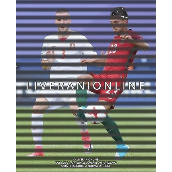 UEFA Campionato Europeo Under 21 Polonia 2017 Gruppo B Bydgoszcz (Polonia) - 17.06.2017 Portogallo-Serbia Nella Foto:joao carvalho - nemanja antonov /Ph.Vitez-Ag. Aldo Liverani