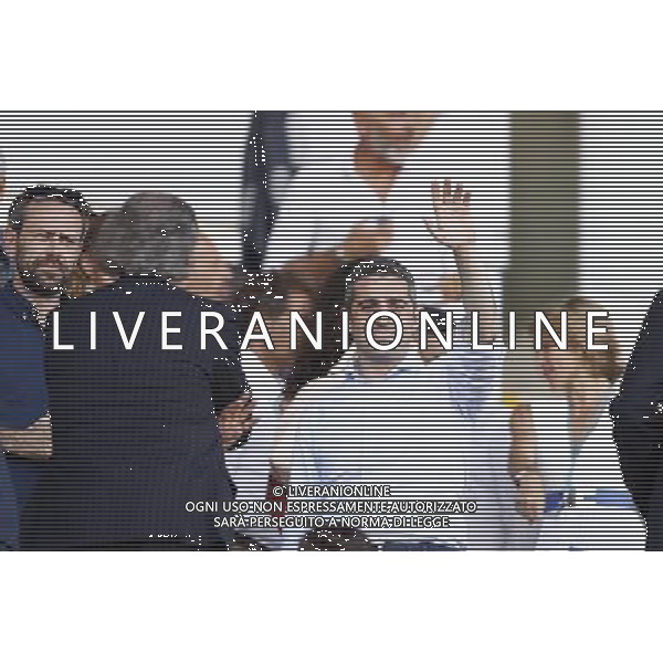 Parma - Alessandria Finale Play Off Lega Pro 17/06/2017 nella foto: Federico Pizzarotti sindaco di parma in tribuna ©Claudio Zamagni/Agenzia Aldo Liverani / AGENZIA ALDO LIVERANI SAS - Parma - Alessandria partita Finale Play Off Lega Pro a Firenze 17/06/2017