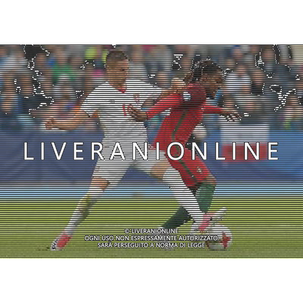 UEFA Campionato Europeo Under 21 Polonia 2017 Gruppo B Bydgoszcz (Polonia) - 17.06.2017 Portogallo-Serbia Nella Foto:renato sanches - mijat gacinovic /Ph.Vitez-Ag. Aldo Liverani