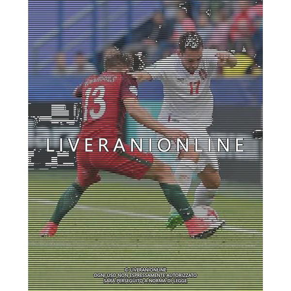 UEFA Campionato Europeo Under 21 Polonia 2017 Gruppo B Bydgoszcz (Polonia) - 17.06.2017 Portogallo-Serbia Nella Foto:andrija zivkovic - kevin rodrigues /Ph.Vitez-Ag. Aldo Liverani