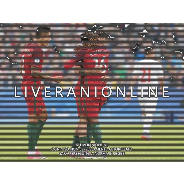 UEFA Campionato Europeo Under 21 Polonia 2017 Gruppo B Bydgoszcz (Polonia) - 17.06.2017 Portogallo-Serbia Nella Foto:bruno fernandes esulta /Ph.Vitez-Ag. Aldo Liverani