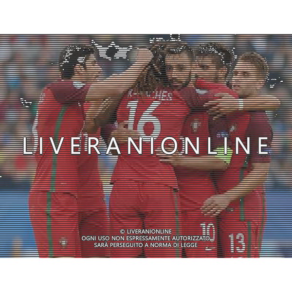 UEFA Campionato Europeo Under 21 Polonia 2017 Gruppo B Bydgoszcz (Polonia) - 17.06.2017 Portogallo-Serbia Nella Foto:bruno fernandes esulta /Ph.Vitez-Ag. Aldo Liverani