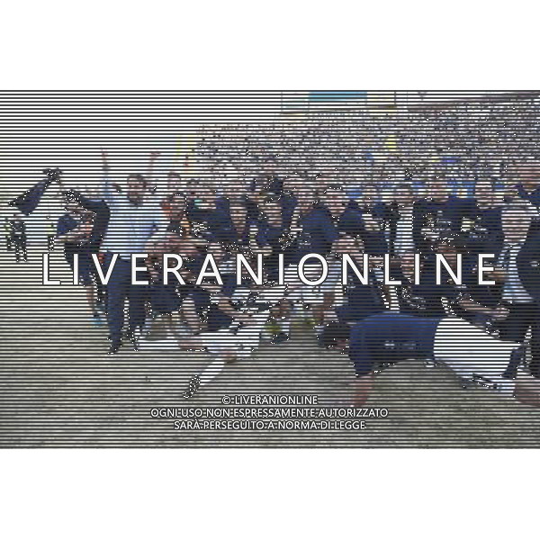 Parma - Alessandria Finale Play Off Lega Pro 17/06/2017 nella foto: esultanza del parma per la promozione in serie B Â©Claudio Zamagni/Agenzia Aldo Liverani / AGENZIA ALDO LIVERANI SAS - Parma - Alessandria partita Finale Play Off Lega Pro a Firenze 17/06/2017