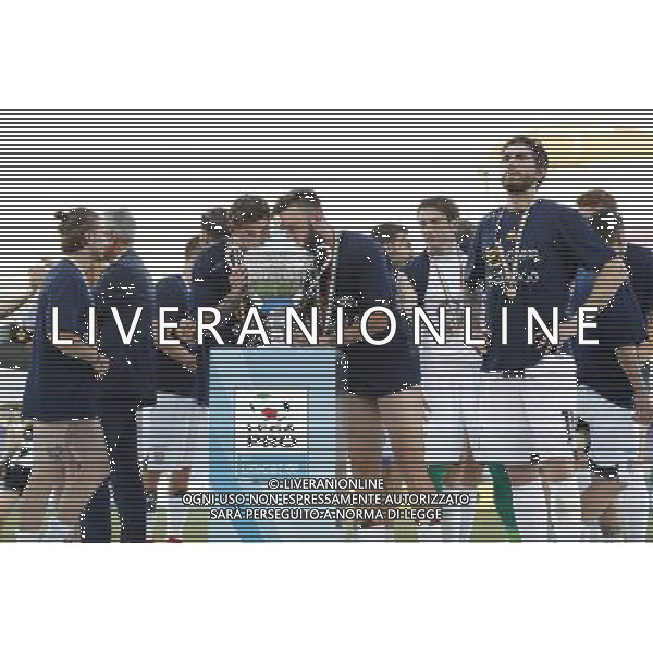 Parma - Alessandria Finale Play Off Lega Pro 17/06/2017 nella foto: esultanza del parma per la promozione in serie B Â©Claudio Zamagni/Agenzia Aldo Liverani / AGENZIA ALDO LIVERANI SAS - Parma - Alessandria partita Finale Play Off Lega Pro a Firenze 17/06/2017