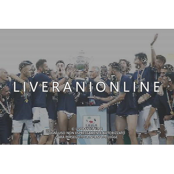 Parma - Alessandria Finale Play Off Lega Pro 17/06/2017 nella foto: esultanza del parma per la promozione in serie B Â©Claudio Zamagni/Agenzia Aldo Liverani / AGENZIA ALDO LIVERANI SAS - Parma - Alessandria partita Finale Play Off Lega Pro a Firenze 17/06/2017