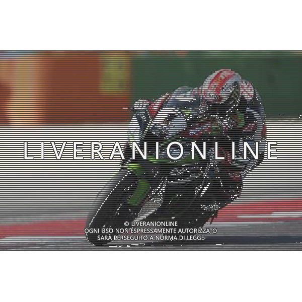 Misano - Campionato Mondiale Superbike 18/06/2017 nella foto: Jonathan Rea (kawasaki Racing team) Â©Claudio Zamagni/Agenzia Aldo Liverani Jonathan Rea (kawasaki Racing team)during Superbike World Championship Pirelli Riviera di Rimini Round at Misano World Circuit Marco Simoncelli June 18. 2017 in Misano Adriatico Photo credit by Claudio Zamagni/Aldo Liverani Photo Agency