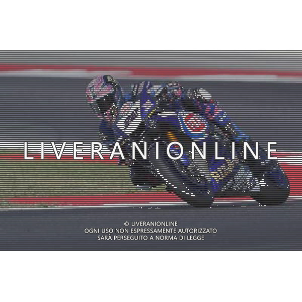 Misano - Campionato Mondiale Superbike 18/06/2017 nella foto: Alex Lowes (Pata Yamaha Official) Â©Claudio Zamagni/Agenzia Aldo Liverani Alex Lowes (Pata Yamaha Official) during Superbike World Championship Pirelli Riviera di Rimini Round at Misano World Circuit Marco Simoncelli June 18. 2017 in Misano Adriatico Photo credit by Claudio Zamagni/Aldo Liverani Photo Agency
