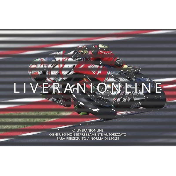 Misano - Campionato Mondiale Superbike 18/06/2017 nella foto: Lorenzo Savadori (Milwaukee Aprilia) Â©Claudio Zamagni/Agenzia Aldo Liverani Lorenzo Savadori (Milwaukee Aprilia) during Superbike World Championship Pirelli Riviera di Rimini Round at Misano World Circuit Marco Simoncelli June 18. 2017 in Misano Adriatico Photo credit by Claudio Zamagni/Aldo Liverani Photo Agency