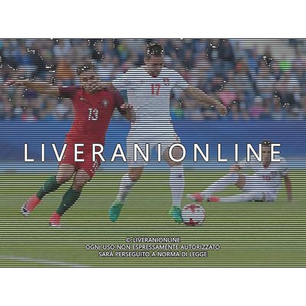 UEFA Campionato Europeo Under 21 Polonia 2017 Gruppo B Bydgoszcz (Polonia) - 17.06.2017 Portogallo-Serbia Nella Foto:Andrija Zivkovic - Kevin Rodrigues /Ph.Vitez-Ag. Aldo Liverani