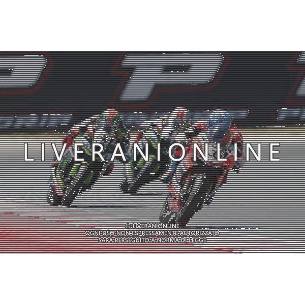Misano - Gara 2 Campionato Mondiale Superbike 18/06/2017 nella foto: Marco Melandri (Ducati Aruba Racing) Tom Sykes (kawasaki Racing Team) Jonathan Rea (kawasaki Racing team) ©Claudio Zamagni/Agenzia Aldo Liverani Marco Melandri (Ducati Aruba Racing) Tom Sykes (kawasaki Racing Team) Jonathan Rea (kawasaki Racing team) during Race 2 Superbike World Championship Pirelli Riviera di Rimini Round at Misano World Circuit Marco Simoncelli June 18. 2017 in Misano Adriatico Photo credit by Claudio Zamagni/Aldo Liverani Photo Agency