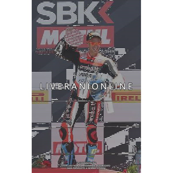 Misano - Gara 2 Campionato Mondiale Superbike 18/06/2017 nella foto: Marco Melandri (Ducati Aruba Racing) ©Claudio Zamagni/Agenzia Aldo Liverani Marco Melandri (Ducati Aruba Racing) during Race 2 Superbike World Championship Pirelli Riviera di Rimini Round at Misano World Circuit Marco Simoncelli June 18. 2017 in Misano Adriatico Photo credit by Claudio Zamagni/Aldo Liverani Photo Agency