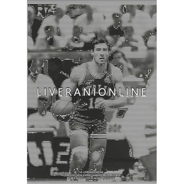 RETROSPETTIVA ANTONELLO RIVA BASKET NELLA FOTO ANTONELLO RIVA CON LA MAGLIA DELLA NAZIONALE ITALIANA AG ALDO LIVERANI SAS