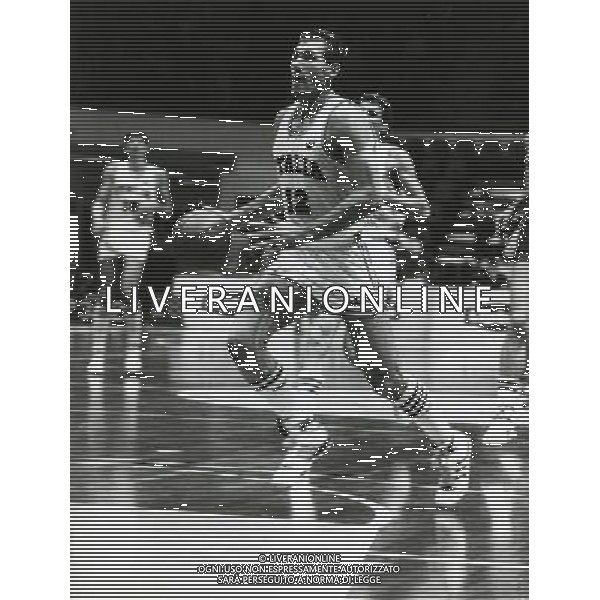 RETROSPETTIVA ANTONELLO RIVA BASKET NELLA FOTO ANTONELLO RIVA CON LA MAGLIA DELLA NAZIONALE ITALIANA AG ALDO LIVERANI SAS