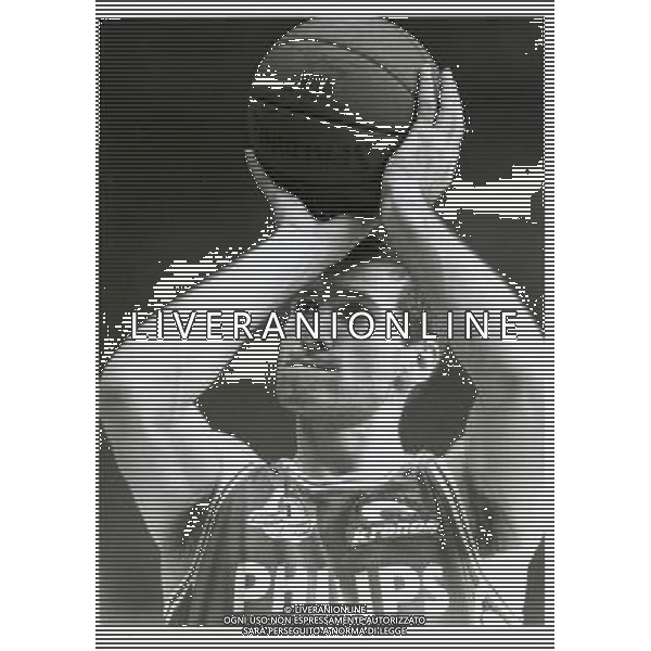RETROSPETTIVA ANTONELLO RIVA BASKET NELLA FOTO ANTONELLO RIVA CON LA MAGLIA DELLA PHILIPS MILANO AG ALDO LIVERANI SAS