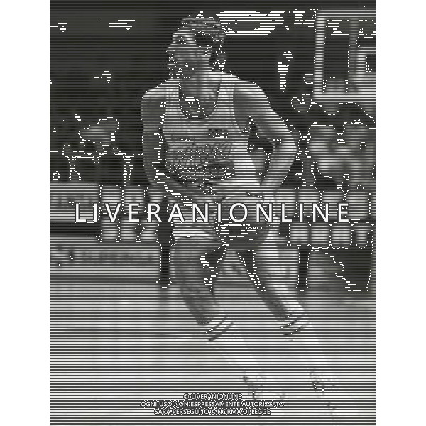 RETROSPETTIVA ANTONELLO RIVA BASKET NELLA FOTO ANTONELLO RIVA CON LA MAGLIA DELLA VISMARA CANTU AG ALDO LIVERANI SAS