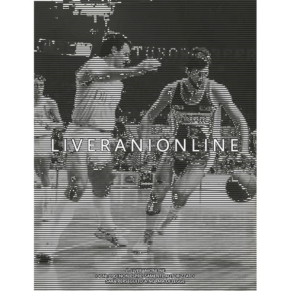 RETROSPETTIVA ANTONELLO RIVA BASKET NELLA FOTO ANTONELLO RIVA CON LA MAGLIA DELLA AREXONS CANTU AG ALDO LIVERANI SAS