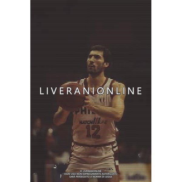 RETROSPETTIVA ANTONELLO RIVA BASKET NELLA FOTO ANTONELLO RIVA CON LA MAGLIA DELLA PHILIPS MILANO AG ALDO LIVERANI SAS