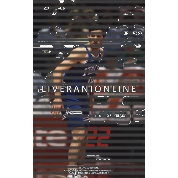 RETROSPETTIVA ANTONELLO RIVA BASKET NELLA FOTO ANTONELLO RIVA CON LA MAGLIA DELLA NAZIONALE ITALIANA AG ALDO LIVERANI SAS