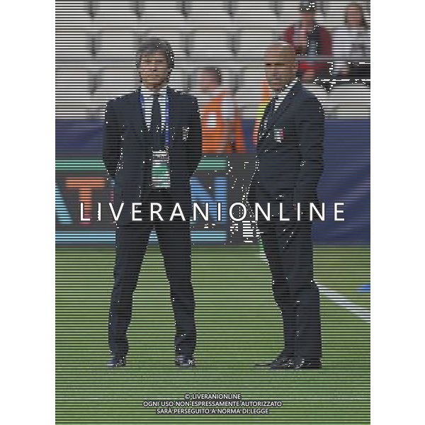 UEFA Campionato Europeo Under 21 Polonia 2017 Gruppo C Krakow (Polonia) - 18.06.2017 Danimarca-Italia Nella Foto: gabriele oriali e luigi di biagio /Ph.Vitez-Ag. Aldo Liverani