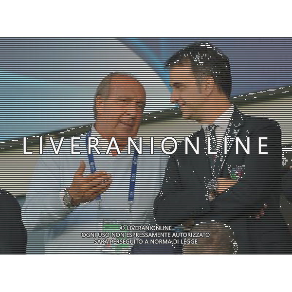 UEFA Campionato Europeo Under 21 Polonia 2017 Gruppo C Krakow (Polonia) - 18.06.2017 Danimarca-Italia Nella Foto: ventura giampiero e Michele Uva /Ph.Vitez-Ag. Aldo Liverani