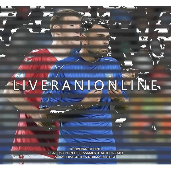 UEFA Campionato Europeo Under 21 Polonia 2017 Gruppo C Krakow (Polonia) - 18.06.2017 Danimarca-Italia Nella Foto: Andrea Petagna /Ph.Vitez-Ag. Aldo Liverani