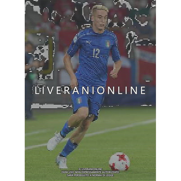 UEFA Campionato Europeo Under 21 Polonia 2017 Gruppo C Krakow (Polonia) - 18.06.2017 Danimarca-Italia Nella Foto: Andrea Conti /Ph.Vitez-Ag. Aldo Liverani