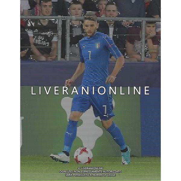 UEFA Campionato Europeo Under 21 Polonia 2017 Gruppo C Krakow (Polonia) - 18.06.2017 Danimarca-Italia Nella Foto:Domenico Berardi /Ph.Vitez-Ag. Aldo Liverani