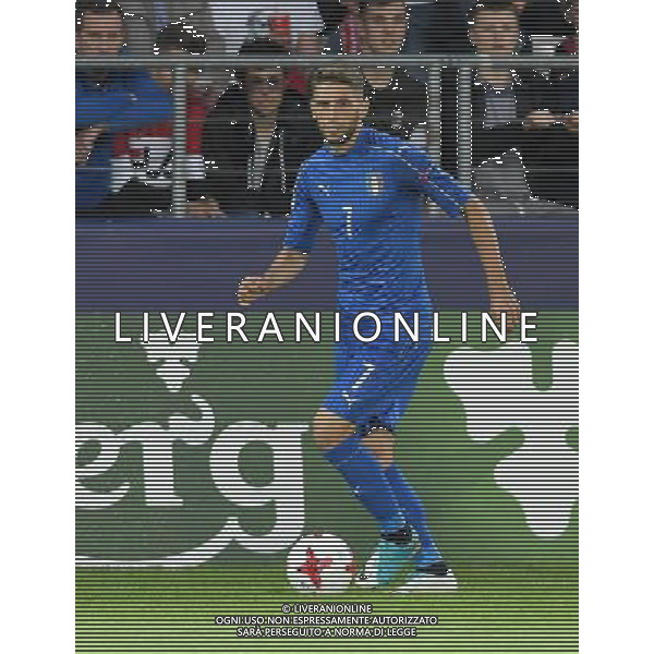 UEFA Campionato Europeo Under 21 Polonia 2017 Gruppo C Krakow (Polonia) - 18.06.2017 Danimarca-Italia Nella Foto:Domenico Berardi /Ph.Vitez-Ag. Aldo Liverani