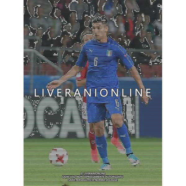 UEFA Campionato Europeo Under 21 Polonia 2017 Gruppo C Krakow (Polonia) - 18.06.2017 Danimarca-Italia Nella Foto:Lorenzo Pellegrini /Ph.Vitez-Ag. Aldo Liverani