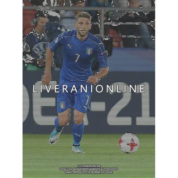 UEFA Campionato Europeo Under 21 Polonia 2017 Gruppo C Krakow (Polonia) - 18.06.2017 Danimarca-Italia Nella Foto:Domenico Berardi /Ph.Vitez-Ag. Aldo Liverani