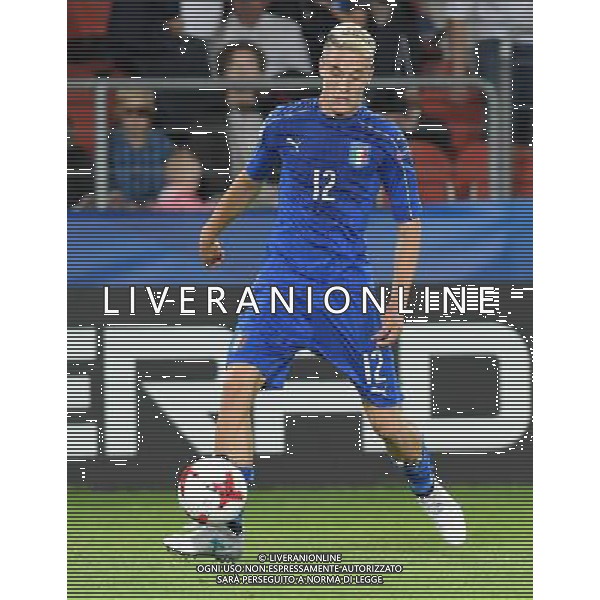 UEFA Campionato Europeo Under 21 Polonia 2017 Gruppo C Krakow (Polonia) - 18.06.2017 Danimarca-Italia Nella Foto:Andrea Conti /Ph.Vitez-Ag. Aldo Liverani