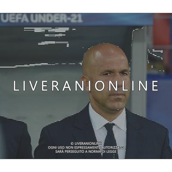 UEFA Campionato Europeo Under 21 Polonia 2017 Gruppo C Krakow (Polonia) - 18.06.2017 Danimarca-Italia Nella Foto:Luigi Di Biagio /Ph.Vitez-Ag. Aldo Liverani