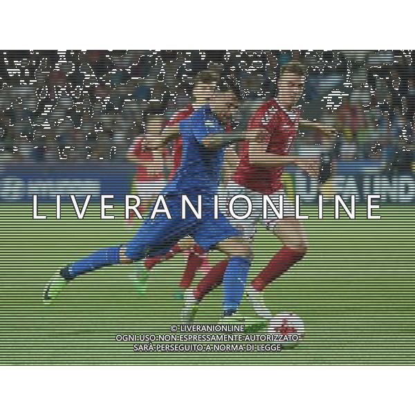 UEFA Campionato Europeo Under 21 Polonia 2017 Gruppo C Krakow (Polonia) - 18.06.2017 Danimarca-Italia Nella Foto:Andrea Petagna /Ph.Vitez-Ag. Aldo Liverani