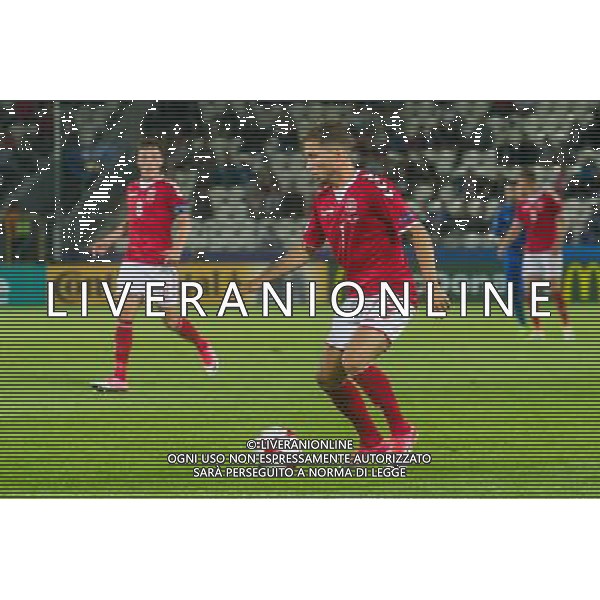 KRAKOW 18.06.2017 MECZ GRUPA C MISTRZOSTWA EUROPY U-21 W PILCE NOZNEJ 2017: DANIA - WLOCHY --- 2017 UEFA EUROPEAN U21 CHAMPIONSHIP MATCH: DENMARK - ITALY NZ ANDREW HJULSAGER DANIA DENMARK FOT LUKASZ KRAJEWSKI / FOKUSMEDIA. / NEWSPIX.PL --- Newspix.pl AG ALDO LIVERANI SAS *** Local Caption *** www.newspix.pl mail us: info@newspix.pl call us: 0048 022 23 22 222 --- Polish Picture Agency by Ringier Axel Springer Poland