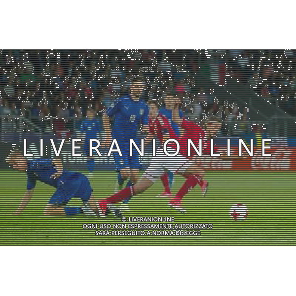 KRAKOW 18.06.2017 MECZ GRUPA C MISTRZOSTWA EUROPY U-21 W PILCE NOZNEJ 2017: DANIA - WLOCHY --- 2017 UEFA EUROPEAN U21 CHAMPIONSHIP MATCH: DENMARK - ITALY NZ LUCAS QVISTORFF DANIA DENMARK ROBERTO GAGLIARDINI WOLCHY ITALY ANDREA CONTI WOLCHY ITALY FOT LUKASZ KRAJEWSKI / FOKUSMEDIA. / NEWSPIX.PL --- Newspix.pl AG ALDO LIVERANI SAS *** Local Caption *** www.newspix.pl mail us: info@newspix.pl call us: 0048 022 23 22 222 --- Polish Picture Agency by Ringier Axel Springer Poland