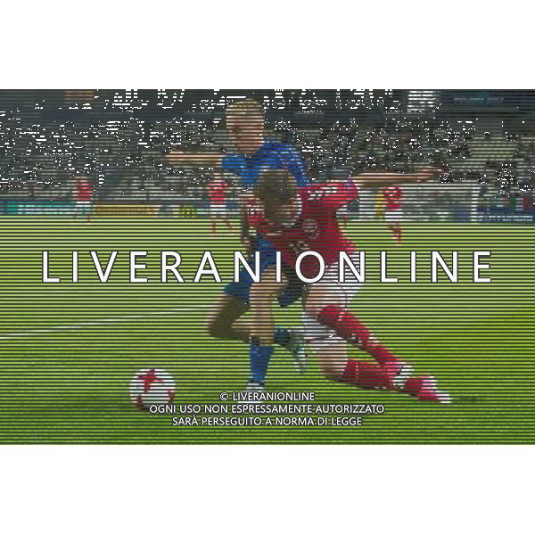 KRAKOW 18.06.2017 MECZ GRUPA C MISTRZOSTWA EUROPY U-21 W PILCE NOZNEJ 2017: DANIA - WLOCHY --- 2017 UEFA EUROPEAN U21 CHAMPIONSHIP MATCH: DENMARK - ITALY NZ FREDERIK BORSTING DANIA DENMARK ANDREA CONTI WOLCHY ITALY FOT LUKASZ KRAJEWSKI / FOKUSMEDIA. / NEWSPIX.PL --- Newspix.pl AG ALDO LIVERANI SAS *** Local Caption *** www.newspix.pl mail us: info@newspix.pl call us: 0048 022 23 22 222 --- Polish Picture Agency by Ringier Axel Springer Poland