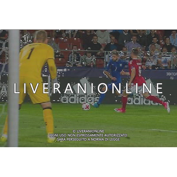 KRAKOW 18.06.2017 MECZ GRUPA C MISTRZOSTWA EUROPY U-21 W PILCE NOZNEJ 2017: DANIA - WLOCHY --- 2017 UEFA EUROPEAN U21 CHAMPIONSHIP MATCH: DENMARK - ITALY NZ DAMENICO BERARDI WOLCHY ITALY MARCUS INGVARTSEN DANIA DENMARK JEPPE HOJBJERG DANIA DENMARK FOT LUKASZ KRAJEWSKI / FOKUSMEDIA. / NEWSPIX.PL --- Newspix.pl AG ALDO LIVERANI SAS *** Local Caption *** www.newspix.pl mail us: info@newspix.pl call us: 0048 022 23 22 222 --- Polish Picture Agency by Ringier Axel Springer Poland