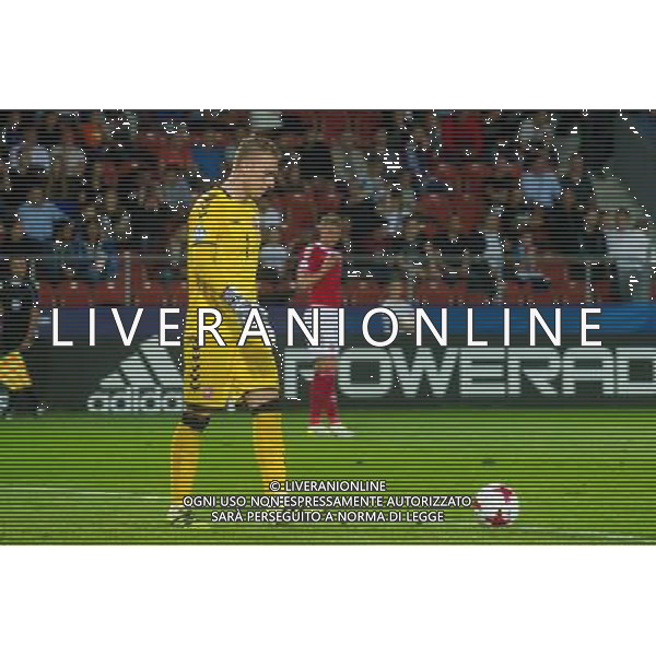 KRAKOW 18.06.2017 MECZ GRUPA C MISTRZOSTWA EUROPY U-21 W PILCE NOZNEJ 2017: DANIA - WLOCHY --- 2017 UEFA EUROPEAN U21 CHAMPIONSHIP MATCH: DENMARK - ITALY NZ JEPPE HOJBJERG DANIA DENMARK FOT LUKASZ KRAJEWSKI / FOKUSMEDIA. / NEWSPIX.PL --- Newspix.pl AG ALDO LIVERANI SAS *** Local Caption *** www.newspix.pl mail us: info@newspix.pl call us: 0048 022 23 22 222 --- Polish Picture Agency by Ringier Axel Springer Poland