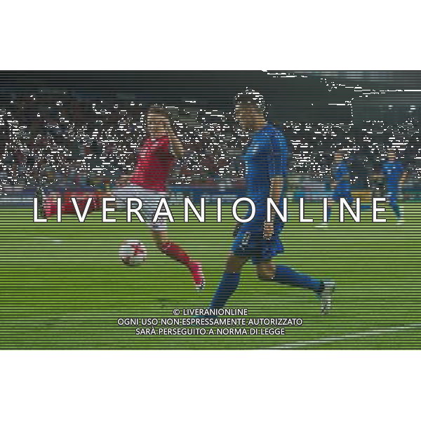 KRAKOW 18.06.2017 MECZ GRUPA C MISTRZOSTWA EUROPY U-21 W PILCE NOZNEJ 2017: DANIA - WLOCHY --- 2017 UEFA EUROPEAN U21 CHAMPIONSHIP MATCH: DENMARK - ITALY NZ LORENZO PELLEGRINI WOLCHY ITALY LASSE VIGEN CHRISTENSEN DANIA DENMARK FOT LUKASZ KRAJEWSKI / FOKUSMEDIA. / NEWSPIX.PL --- Newspix.pl AG ALDO LIVERANI SAS *** Local Caption *** www.newspix.pl mail us: info@newspix.pl call us: 0048 022 23 22 222 --- Polish Picture Agency by Ringier Axel Springer Poland