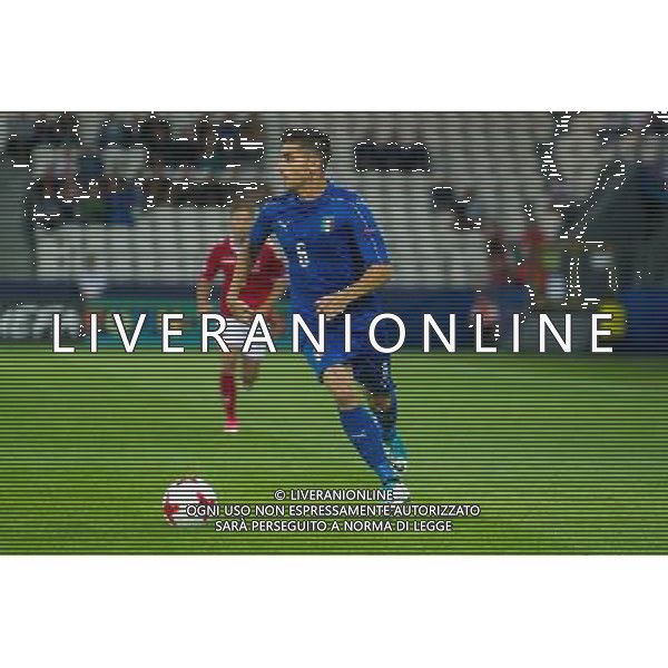 KRAKOW 18.06.2017 MECZ GRUPA C MISTRZOSTWA EUROPY U-21 W PILCE NOZNEJ 2017: DANIA - WLOCHY --- 2017 UEFA EUROPEAN U21 CHAMPIONSHIP MATCH: DENMARK - ITALY NZ LORENZO PELLEGRINI WOLCHY ITALY FOT LUKASZ KRAJEWSKI / FOKUSMEDIA. / NEWSPIX.PL --- Newspix.pl AG ALDO LIVERANI SAS *** Local Caption *** www.newspix.pl mail us: info@newspix.pl call us: 0048 022 23 22 222 --- Polish Picture Agency by Ringier Axel Springer Poland