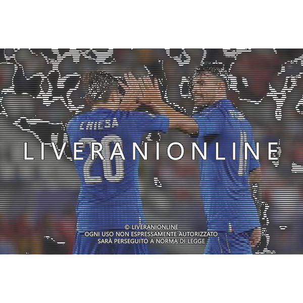 2017.06.18 Krakow Pilka Nozna Mistrzostwa Europy U21 Dania - Wlochy N/z Federico Bernardeschi, Andrea Petagna Foto Rafal Rusek / PressFocus 2017.06.18 Krakow Football UEFA Under21 Championship Poland 2017 Denmark - Italy Federico Bernardeschi, Andrea Petagna Credit: Rafal Rusek / PressFocus / NEWSPIX.PL --- Newspix.pl AG ALDO LIVERANI SAS *** Local Caption *** www.newspix.pl mail us: info@newspix.pl call us: 0048 022 23 22 222 --- Polish Picture Agency by Ringier Axel Springer Poland