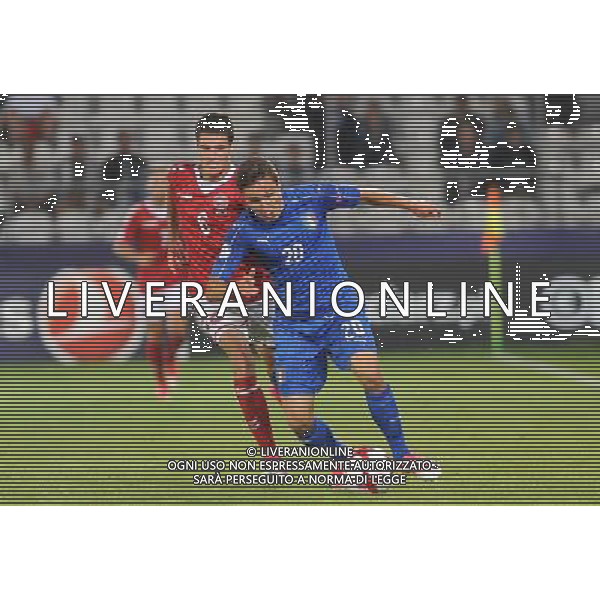 2017.06.18 Krakow Pilka Nozna Mistrzostwa Europy U21 Dania - Wlochy N/z Christian Norgaard, Federico Chiesa Foto Rafal Rusek / PressFocus 2017.06.18 Krakow Football UEFA Under21 Championship Poland 2017 Denmark - Italy Christian Norgaard, Federico Chiesa Credit: Rafal Rusek / PressFocus / NEWSPIX.PL --- Newspix.pl AG ALDO LIVERANI SAS *** Local Caption *** www.newspix.pl mail us: info@newspix.pl call us: 0048 022 23 22 222 --- Polish Picture Agency by Ringier Axel Springer Poland