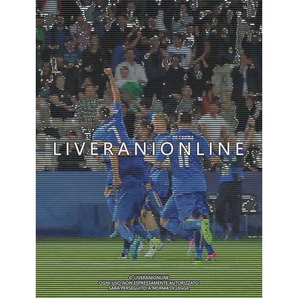 2017.06.18 Krakow Pilka Nozna Mistrzostwa Europy U21 Dania - Wlochy N/z Lorenzo Pellegrini gol, radosc, bramka na 0-1 Foto Rafal Rusek / PressFocus 2017.06.18 Krakow Football UEFA Under21 Championship Poland 2017 Denmark - Italy Lorenzo Pellegrini gol, radosc, bramka na 0-1 Credit: Rafal Rusek / PressFocus / NEWSPIX.PL --- Newspix.pl AG ALDO LIVERANI SAS *** Local Caption *** www.newspix.pl mail us: info@newspix.pl call us: 0048 022 23 22 222 --- Polish Picture Agency by Ringier Axel Springer Poland