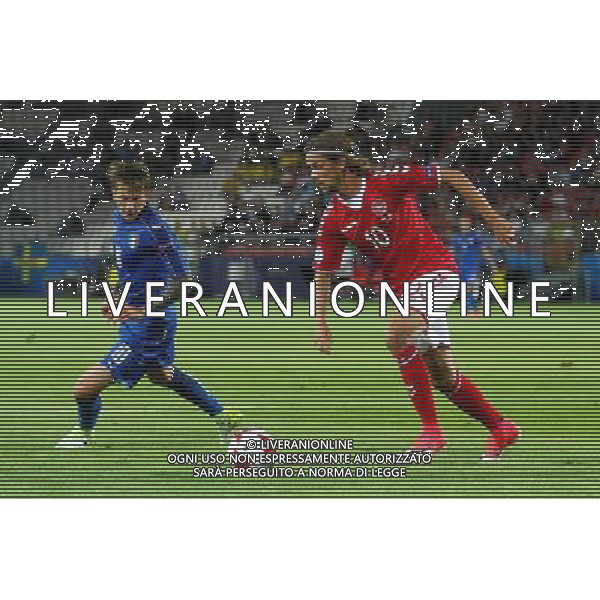 2017.06.18 Krakow , Polska Pilka nozna, Mistrzostwa Europy U-21 Dania - Wlochy N/z Federico Bernadrdeschi , Lucas Qvistorff Andersen Foto Krzysztof Porebski / PressFocus 2017.06.18 Krakow , Poland Football , UEFA UNDER 21 CHAMPIONSHIP POLAND 2017 Denmark - Italy Federico Bernadrdeschi , Lucas Qvistorff Andersen Credit: Krzysztof Porebski / PressFocus / NEWSPIX.PL --- Newspix.pl AG ALDO LIVERANI SAS *** Local Caption *** www.newspix.pl mail us: info@newspix.pl call us: 0048 022 23 22 222 --- Polish Picture Agency by Ringier Axel Springer Poland