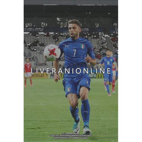 2017.06.18 Krakow , Polska Pilka nozna, Mistrzostwa Europy U-21 Dania - Wlochy N/z Domenico Berardi Foto Krzysztof Porebski / PressFocus 2017.06.18 Krakow , Poland Football , UEFA UNDER 21 CHAMPIONSHIP POLAND 2017 Denmark - Italy Domenico Berardi Credit: Krzysztof Porebski / PressFocus / NEWSPIX.PL --- Newspix.pl AG ALDO LIVERANI SAS *** Local Caption *** www.newspix.pl mail us: info@newspix.pl call us: 0048 022 23 22 222 --- Polish Picture Agency by Ringier Axel Springer Poland