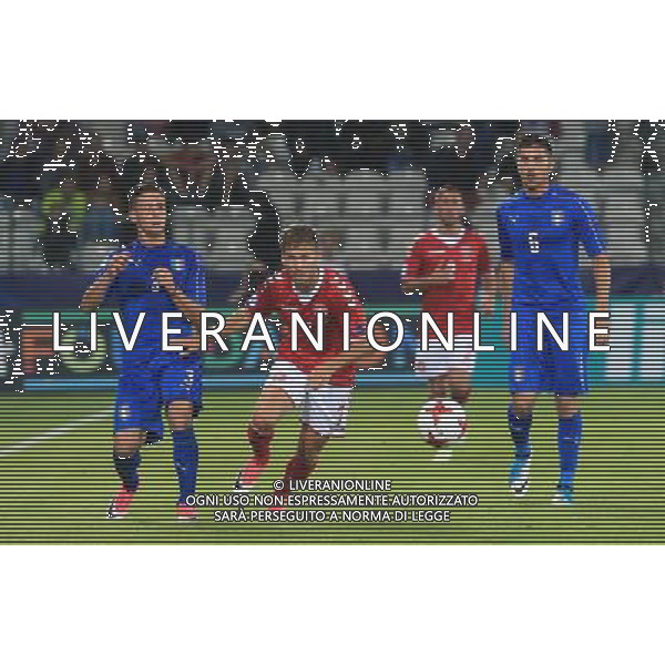 KRAKOW , 18.06.2017 EUROPEAN UNDER-21 CHAMPIONSHIP 2017 GAME DENMARK - ITALY MISTRZOSTWA EUROPY U-21 UEFA W PILCE NOZNEJ MECZ DANIA - WLOCHY N/Z. ANDREAS MAXSO (DEN) ,DOMENICO BERARDI (ITA) FOTO: TOMASZ MARKOWSKI / NEWSPIX.PL --- Newspix.pl AG ALDO LIVERANI SAS *** Local Caption *** www.newspix.pl mail us: info@newspix.pl call us: 0048 022 23 22 222 --- Polish Picture Agency by Ringier Axel Springer Poland