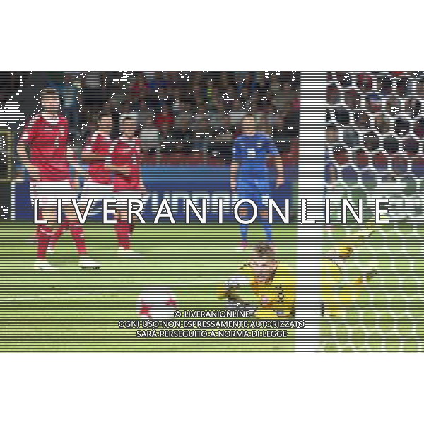 Krakow , Stadion im Jozefa Pilsudskiego 18.06.2017 Sport , Pilka nozna Reprezentacja , Kadra , U-21, Mistrzostwa Europy U21 2017 Grupa C Dania U21 - Wlochy U21 NZ Jeppe Hojbjerg ( DEN ) FOT Michal Nowak / Newspix.pl Krakow , Jozef Pilsudski\'s Stadium 18.06.2017 Sport , Football National Teams , UEFA Under-21 European Championship Poland 2017 , Group C Denmark U-21 - Italy U-21 photo by Michal Nowak / Newspix.pl --- Newspix.pl AG ALDO LIVERANI SAS *** Local Caption *** www.newspix.pl mail us: info@newspix.pl call us: 0048 022 23 22 222 --- Polish Picture Agency by Ringier Axel Springer Poland