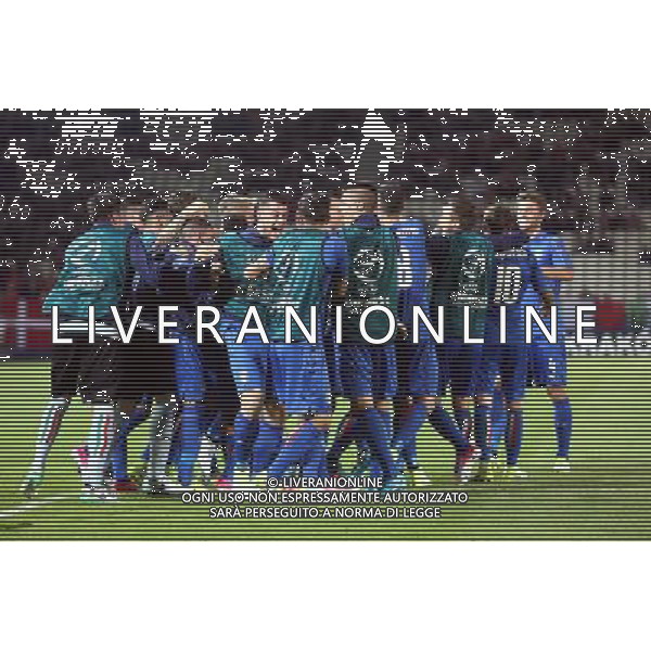 Krakow , Stadion im Jozefa Pilsudskiego 18.06.2017 Sport , Pilka nozna Reprezentacja , Kadra , U-21, Mistrzostwa Europy U21 2017 Grupa C Dania U21 - Wlochy U21 NZ radosc Wlochy Italia celebration FOT Michal Nowak / Newspix.pl Krakow , Jozef Pilsudski\'s Stadium 18.06.2017 Sport , Football National Teams , UEFA Under-21 European Championship Poland 2017 , Group C Denmark U-21 - Italy U-21 photo by Michal Nowak / Newspix.pl --- Newspix.pl AG ALDO LIVERANI SAS *** Local Caption *** www.newspix.pl mail us: info@newspix.pl call us: 0048 022 23 22 222 --- Polish Picture Agency by Ringier Axel Springer Poland