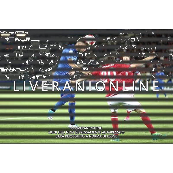 Krakow , Stadion im Jozefa Pilsudskiego 18.06.2017 Sport , Pilka nozna Reprezentacja , Kadra , U-21, Mistrzostwa Europy U21 2017 Grupa C Dania U21 - Wlochy U21 NZ Domenico Berardi ( ITA ) Jacob Rasmussen ( DEN ) FOT Michal Nowak / Newspix.pl Krakow , Jozef Pilsudski\'s Stadium 18.06.2017 Sport , Football National Teams , UEFA Under-21 European Championship Poland 2017 , Group C Denmark U-21 - Italy U-21 photo by Michal Nowak / Newspix.pl --- Newspix.pl AG ALDO LIVERANI SAS *** Local Caption *** www.newspix.pl mail us: info@newspix.pl call us: 0048 022 23 22 222 --- Polish Picture Agency by Ringier Axel Springer Poland