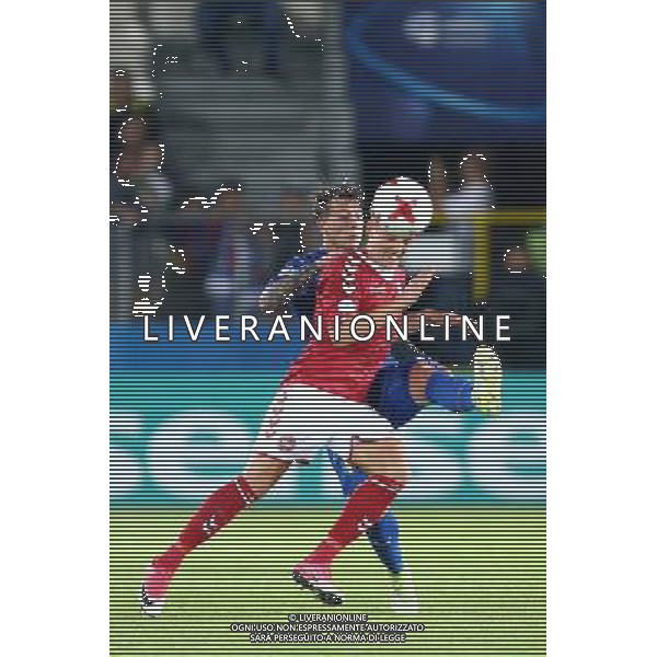 Krakow , Stadion im Jozefa Pilsudskiego 18.06.2017 Sport , Pilka nozna Reprezentacja , Kadra , U-21, Mistrzostwa Europy U21 2017 Grupa C Dania U21 - Wlochy U21 NZ Lasse Vigen Christensen ( DEN ) Federico Bernardeschi ( ITA ) FOT Michal Nowak / Newspix.pl Krakow , Jozef Pilsudski\'s Stadium 18.06.2017 Sport , Football National Teams , UEFA Under-21 European Championship Poland 2017 , Group C Denmark U-21 - Italy U-21 photo by Michal Nowak / Newspix.pl --- Newspix.pl AG ALDO LIVERANI SAS *** Local Caption *** www.newspix.pl mail us: info@newspix.pl call us: 0048 022 23 22 222 --- Polish Picture Agency by Ringier Axel Springer Poland